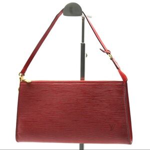 LouisVuitton Red Epileather Handbag